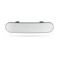 Espejo retrovisor panorámico curvo clip-on, fondo blanco