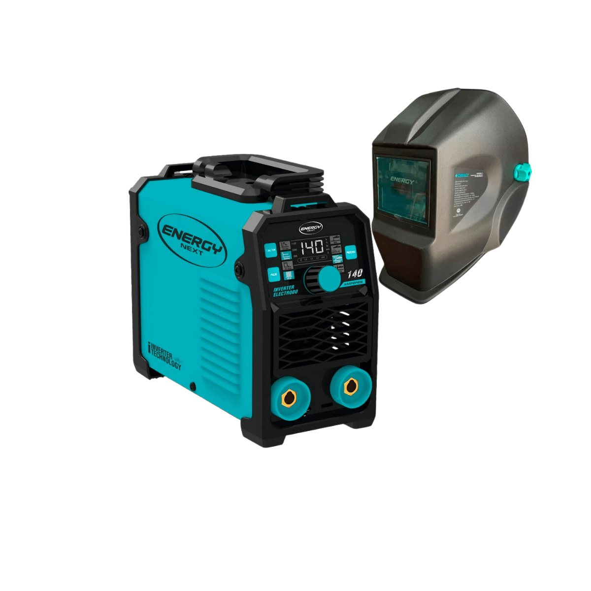 Soldadora Inversora Compacta de 140 Amperios 120V con Máscara