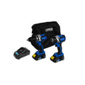 Kit Taladro Percutor 1/2 + Atornillador Impacto 1/4 Brushless 20V + 2 Baterías Elite